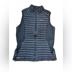 Eddie Bauer Black Quilted Vest